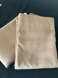 Blackout Thermal Pencil Pleat Curtains 2 Panels Light Blocking Drapes – Cappuccino 52x54in