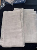 Rustic Linen look Light filtering Curtains 2 Panels both 52Wx72L Pencil pleat