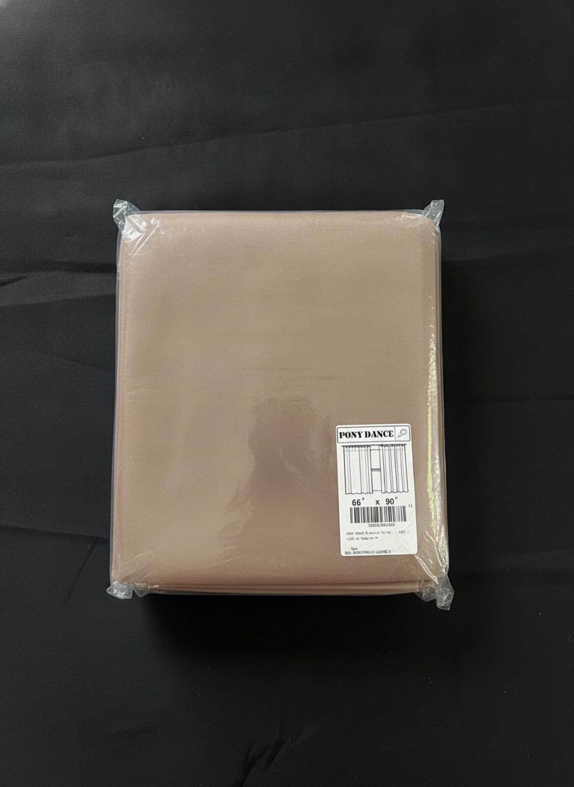 Cappuccino Pencil pleat Curtains 2 PCs, W66 X L90