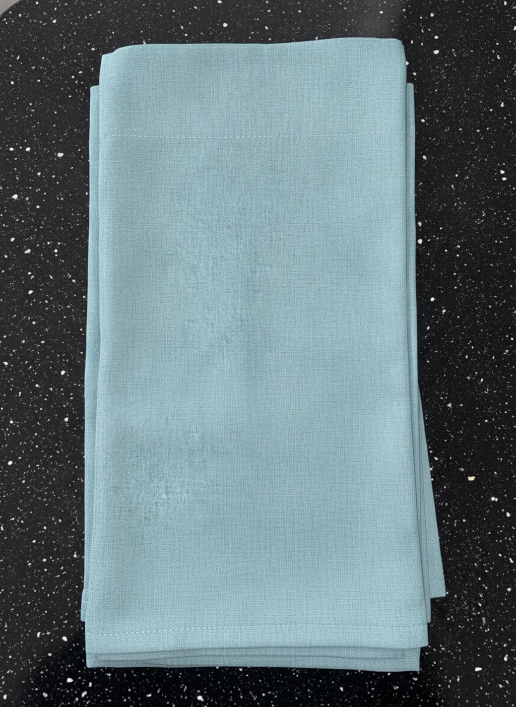 Faux Linen Blackout Curtains in Turquoise 46Wx72L