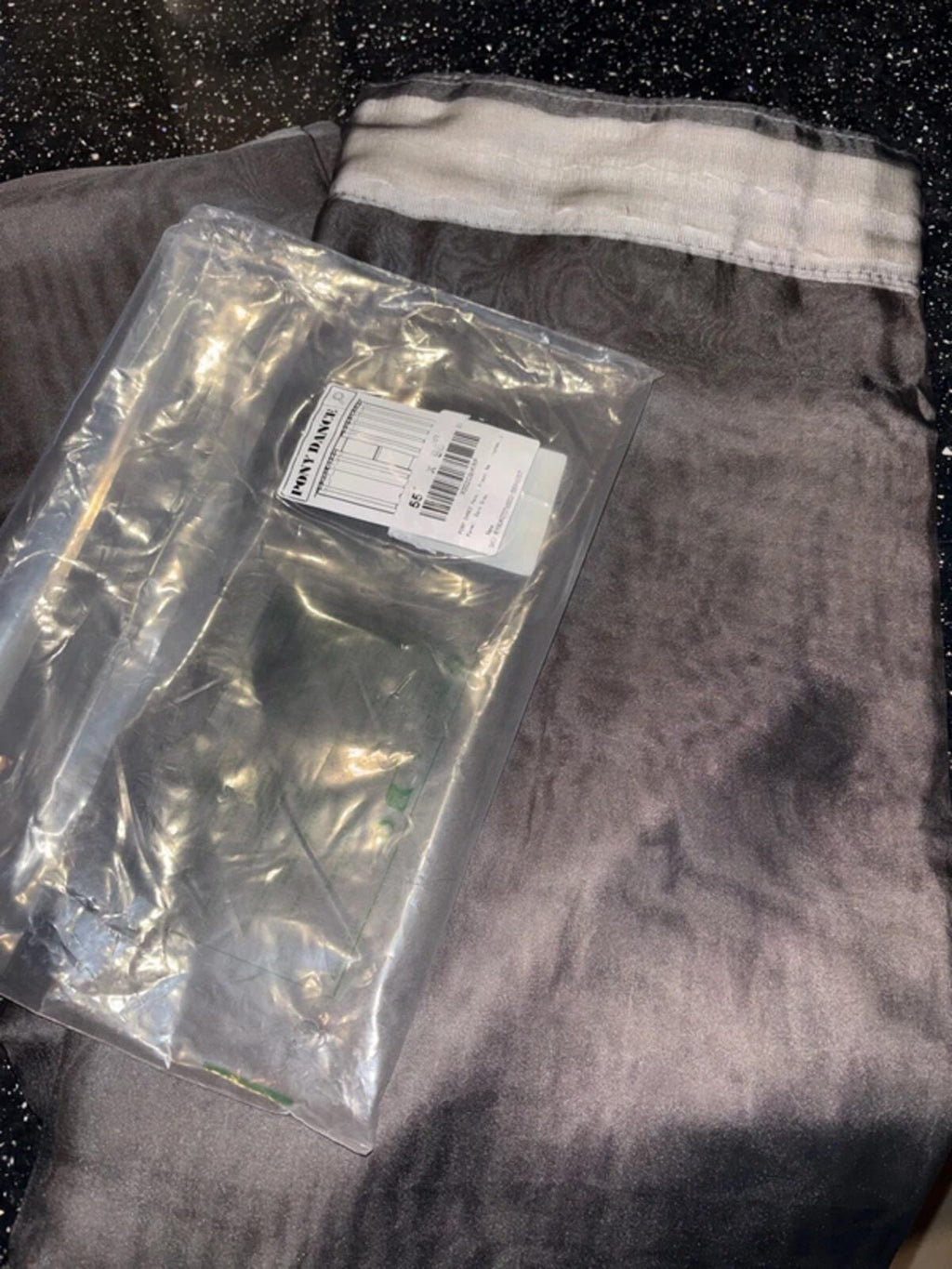 Dark Grey Net Curtains Semi Transparent Voile Panels – 55x96 inches