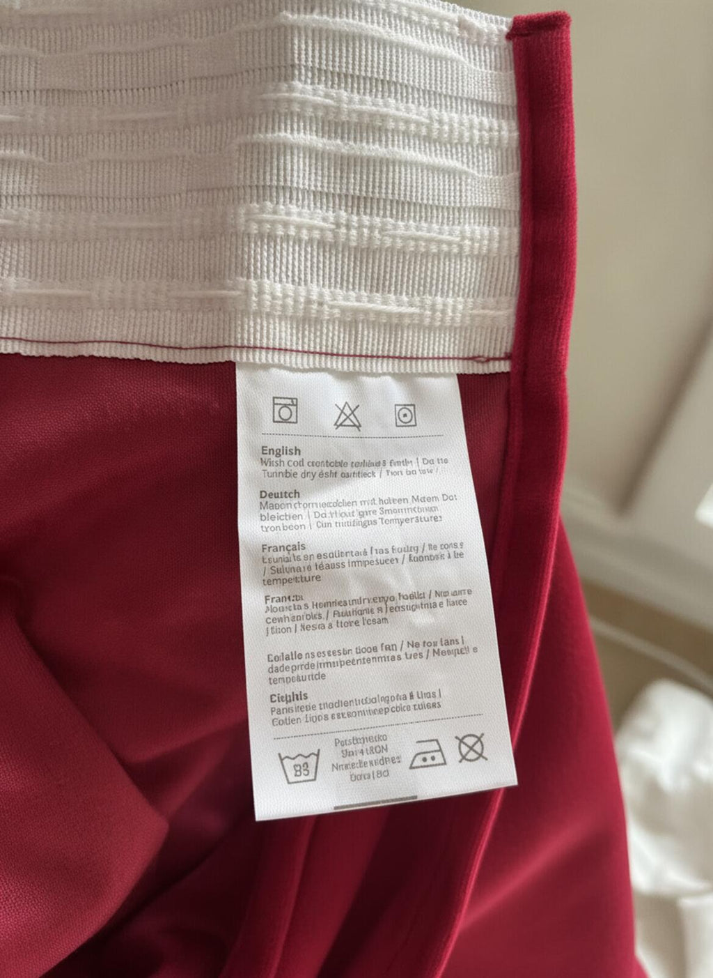 Luxury Red Velvet Pencil Pleat Curtains 52Wx84L inches