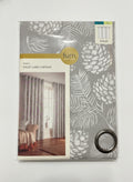 Irwin Fully Lined Cotton blend Woodland Eyelet Stone Curtains 66W x 54L  2panels