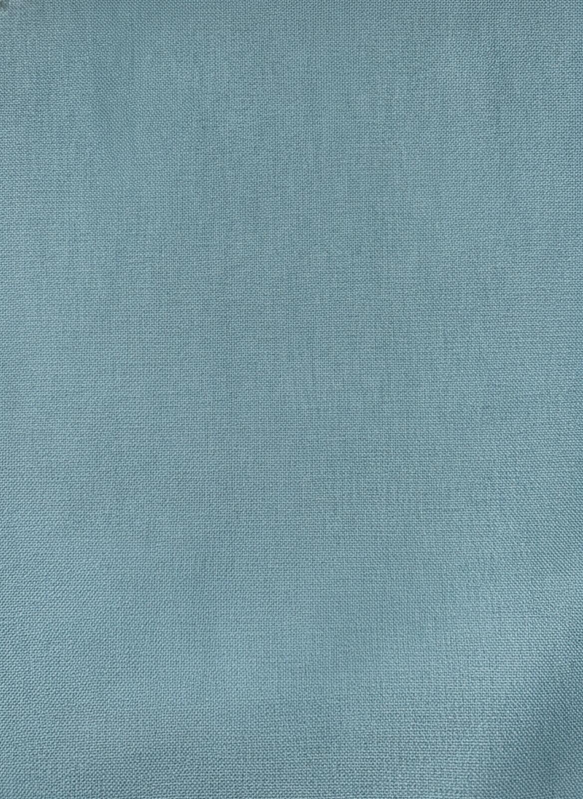 Faux Linen Blackout Curtains in Turquoise 46Wx72L