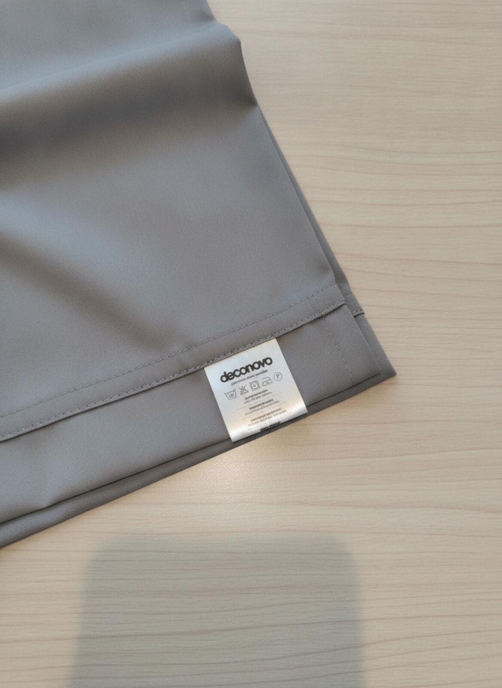 Super soft Grey Blackout Curtains 2 panels each 46W x90 L inches