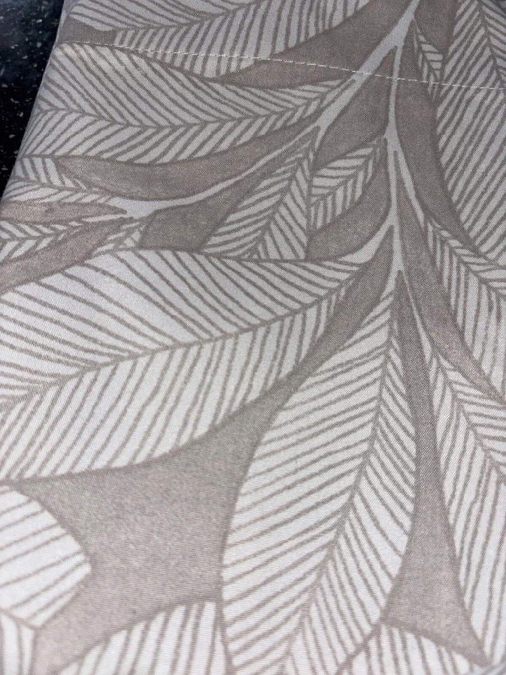 Leaf Pattern Blackout Curtains 2 panels 66Wx72L