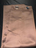 One large curtain panel in Chocolate 55Wx96Lb