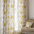 Rosemoor Ochre Eyelet Curtains 90W x 54L inches