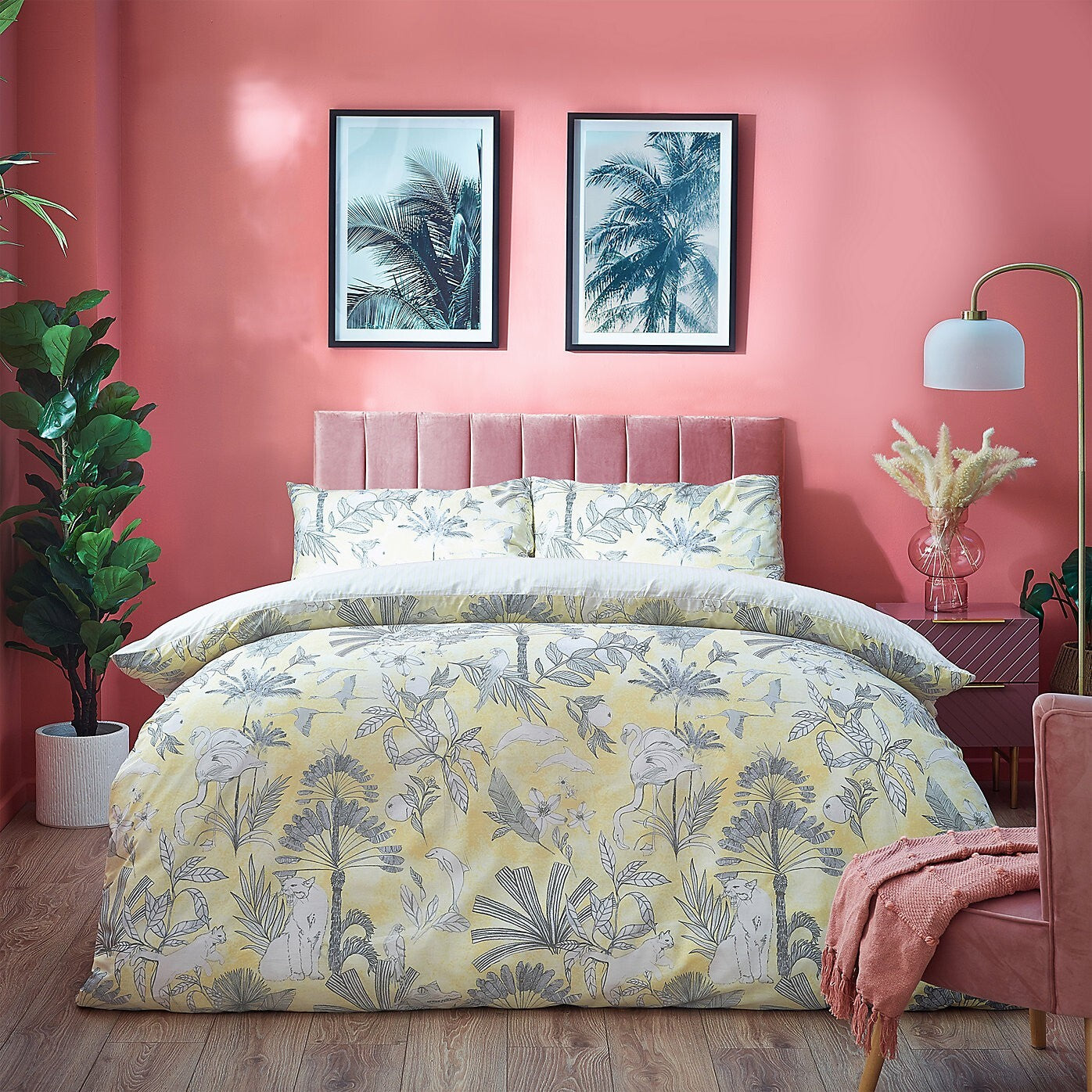 Colony Palm Double Bedding set