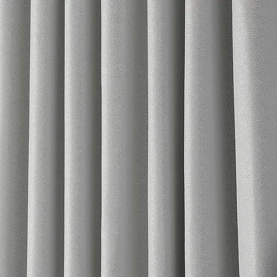 Luxurious Paoletti Pendleton eyelet curtains 90"Wx90"L-Silver