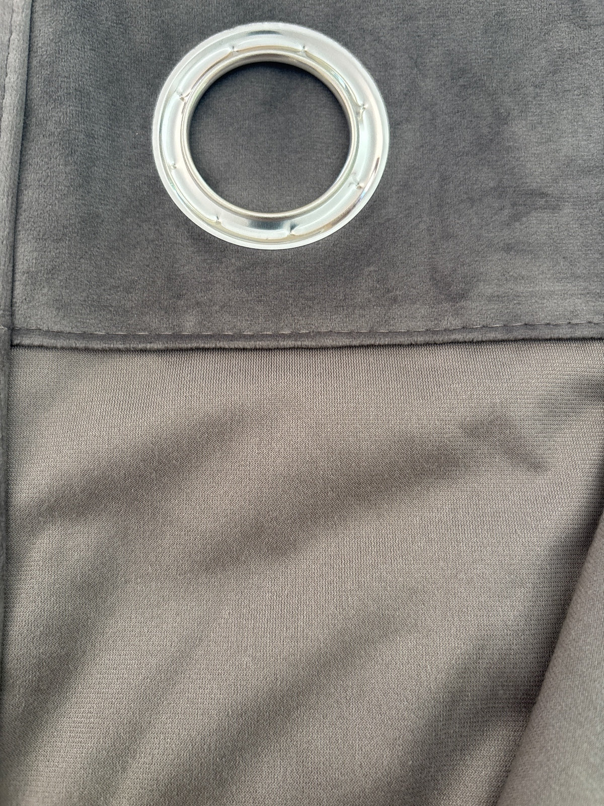 Dark Grey Velvet Curtains 52Wx84L