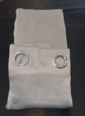 Super soft Grey Blackout Curtains 2 panels each 46W x90 L inches