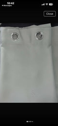 Sage Green Eyelet curtains 90Wx90L inches x2 panels