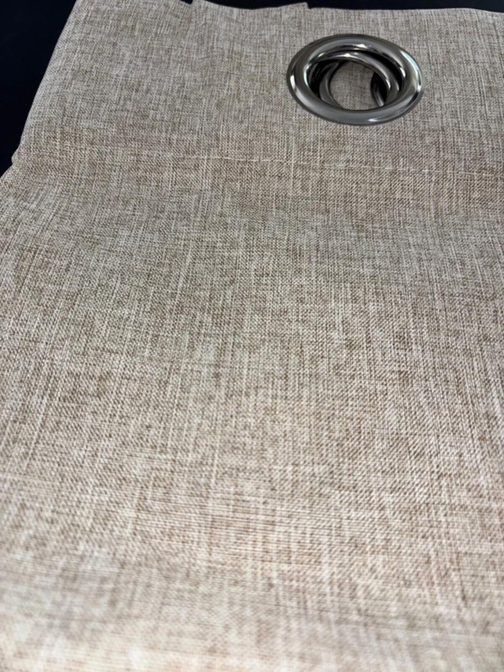 Deconovo 💯 Blackout Curtains Faux Linen pale Khaki W66 x L54 Inch One Pair