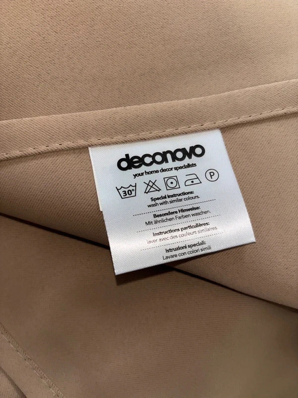 Taupe Blackout Curtains  52"x 72" 1 PAIR