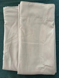 Bellahills Natural Sand Pencil pleat Curtains 66Wx72L inches x2