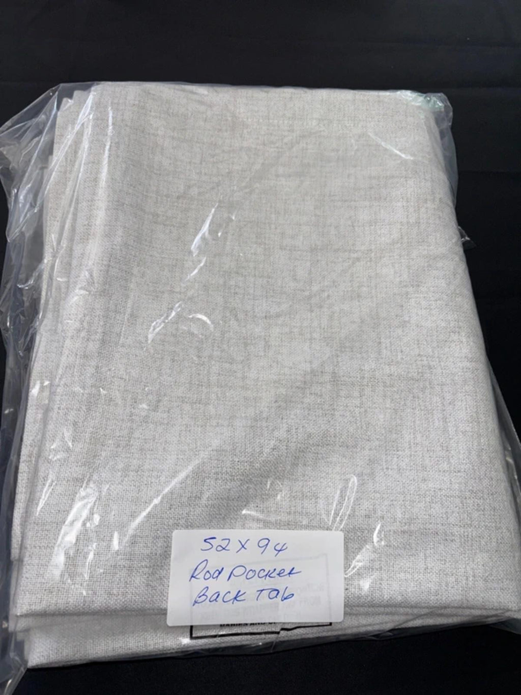💯 Blackout Lined Faux linen Curtains 52Wx94L inches 2 panels rrp£50