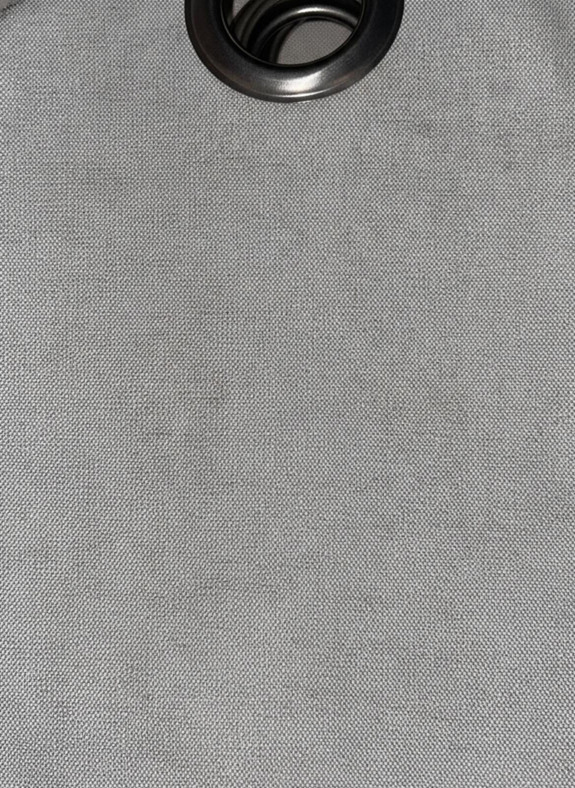 Treatmentex Curtain Panels W50x54L Cream Eyelet Drapes, 2 panels