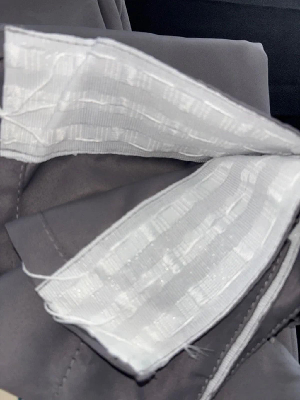 Blackout Curtains Pencil pleat in Grey 46Wx72L