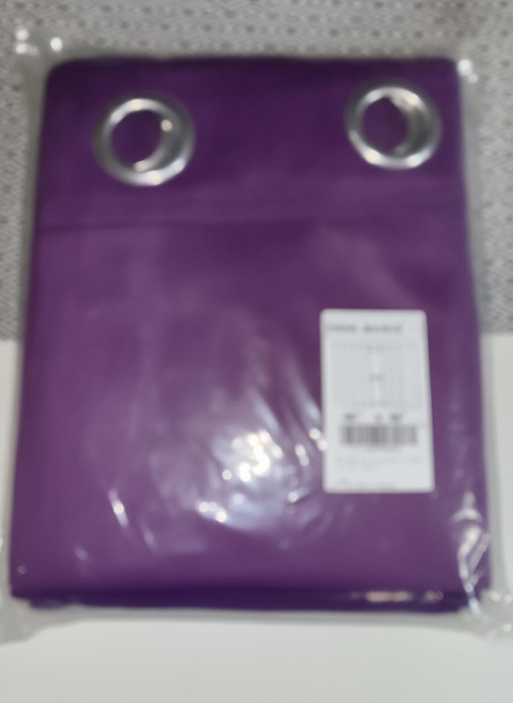 Purple Eyelet Curtain Panels 46 W x 54 L 2 panels