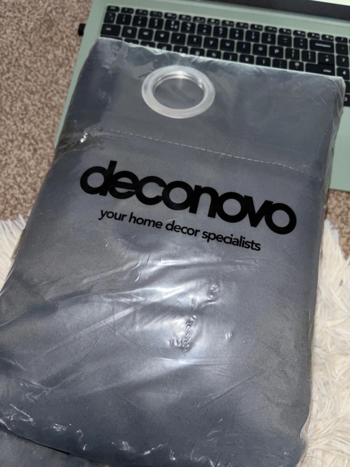 Pair of Blackout Thermal Curtains in Dark grey 42Wx72L inches [COPY]