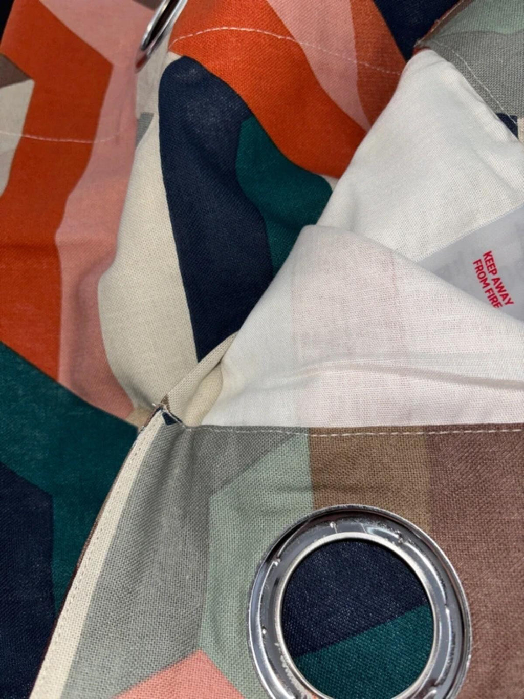 💯 Cotton Fully lined Curtains 66Wx72L 2 panels inches
