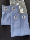 Haze blue Blackout Curtains 46Wx54L inches 2 panels