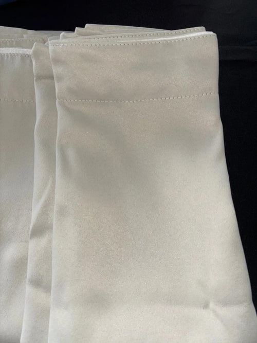 Beige Full Blackout Curtains 2 Panels, W66 x L72 Pencil pleat