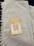 Pom Pom pencil pleat curtains x 2 panels Light beige - 50Wx72L inches