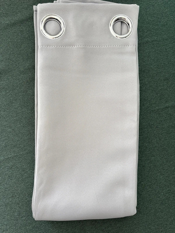 Thermal 1 panel Door Curtain 66Wx84L inches Silver Grey
