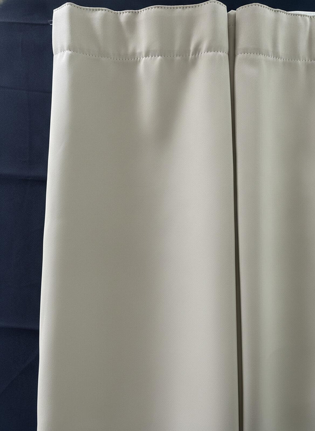 Beige Pencil Pleat Curtains 90Wx108L inches x 2 panels