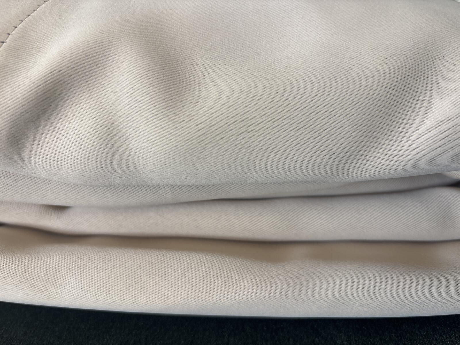 Biscotti Beige Eyelet Curtains L90x90W x 2 panels