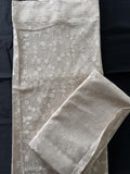 Vintage style Lace Curtains in beige 2 panels 54Wx54L inches