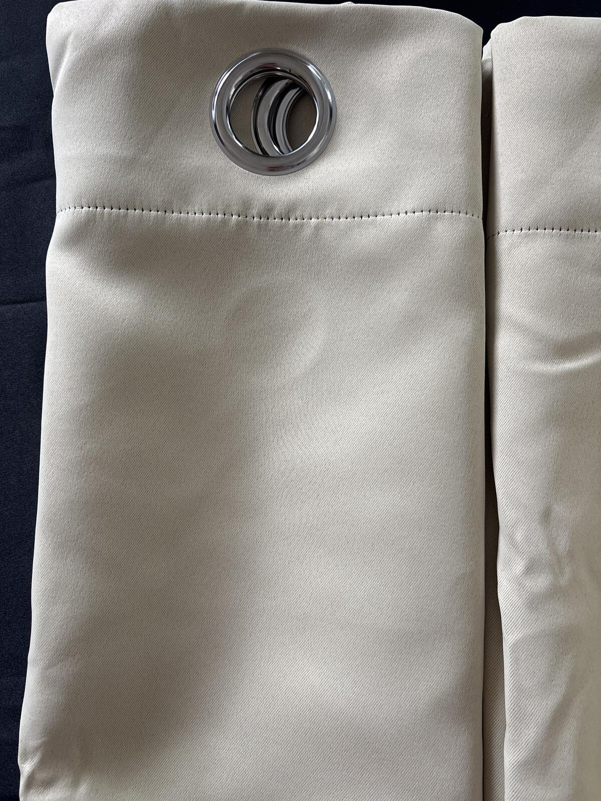 Beige Super Soft Curtains 55Wx79L inch’s