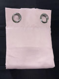 Pink Eyelet Blackout curtains 52Wx54L inches